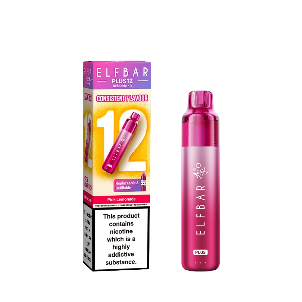 Elf Bar Plus 12 Prefilled Pod Kit - Pink Lemonade